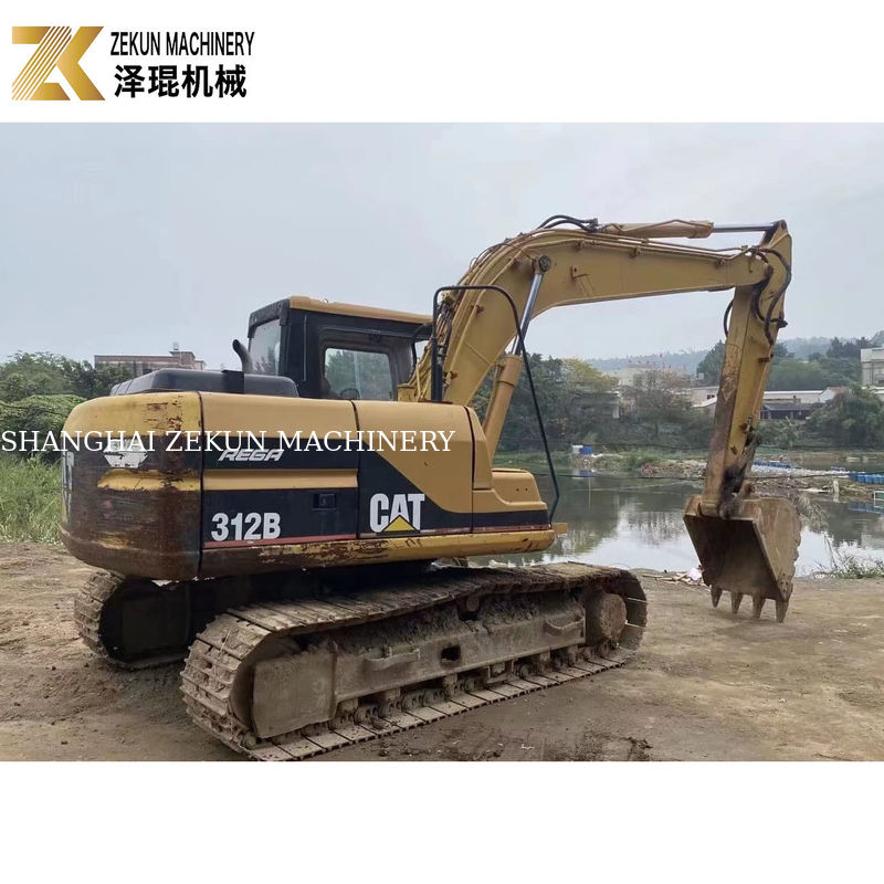 2000 Year Cat 312B Used Crawler Excavator 12Ton 63KW Second Hand Excavator