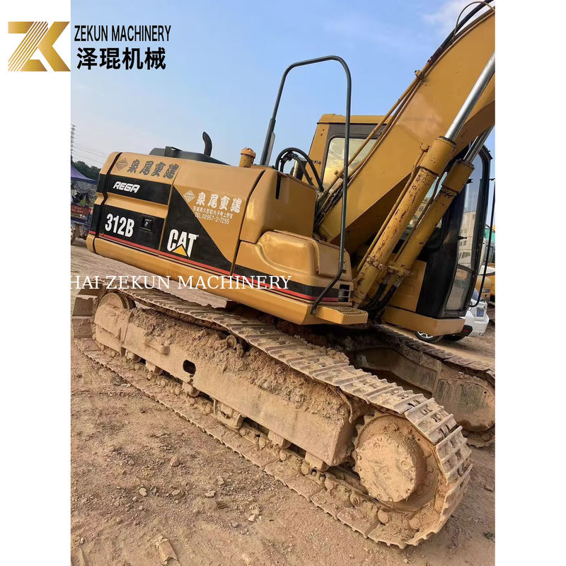 2000 Year Cat 312B Used Crawler Excavator 12Ton 63KW Second Hand Excavator