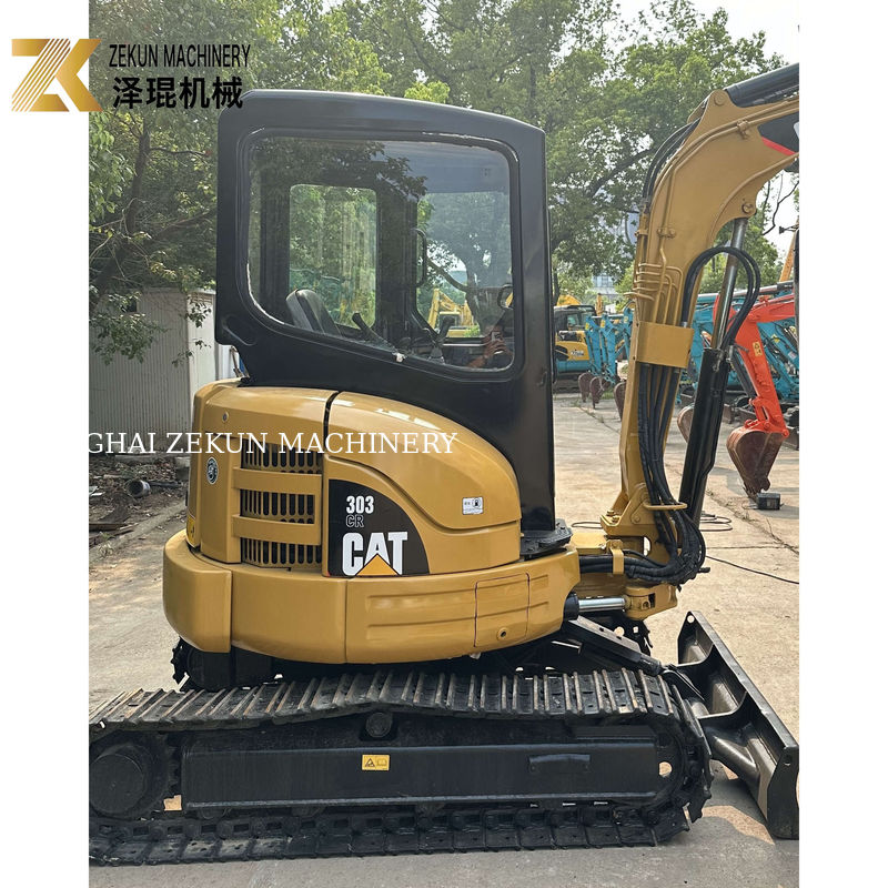 Used Caterpillar Cat 303 Mini Tracked Excavator With 0.12M3 Bucket In 2020