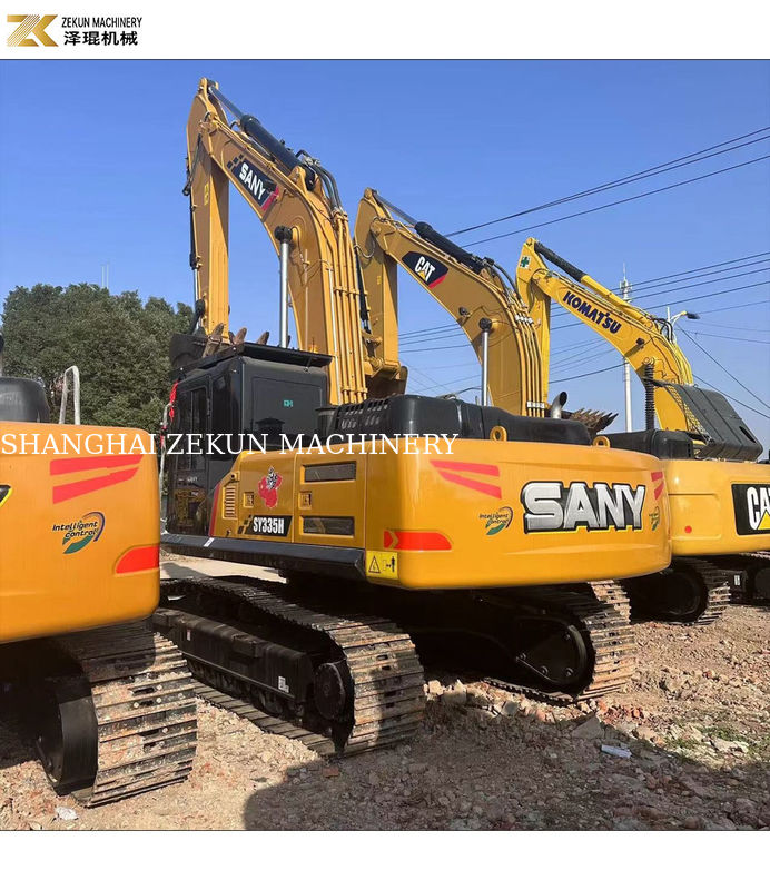 33 Ton Sany 335 Excavator Used 212KW With Hydraulic Pump In Good Condition