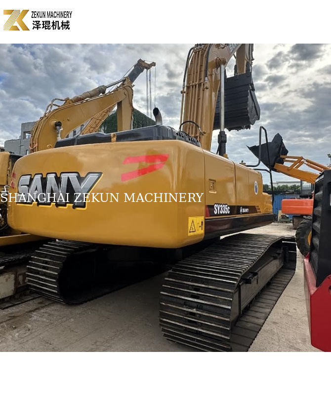 33 Ton Sany 335 Excavator Used 212KW With Hydraulic Pump In Good Condition