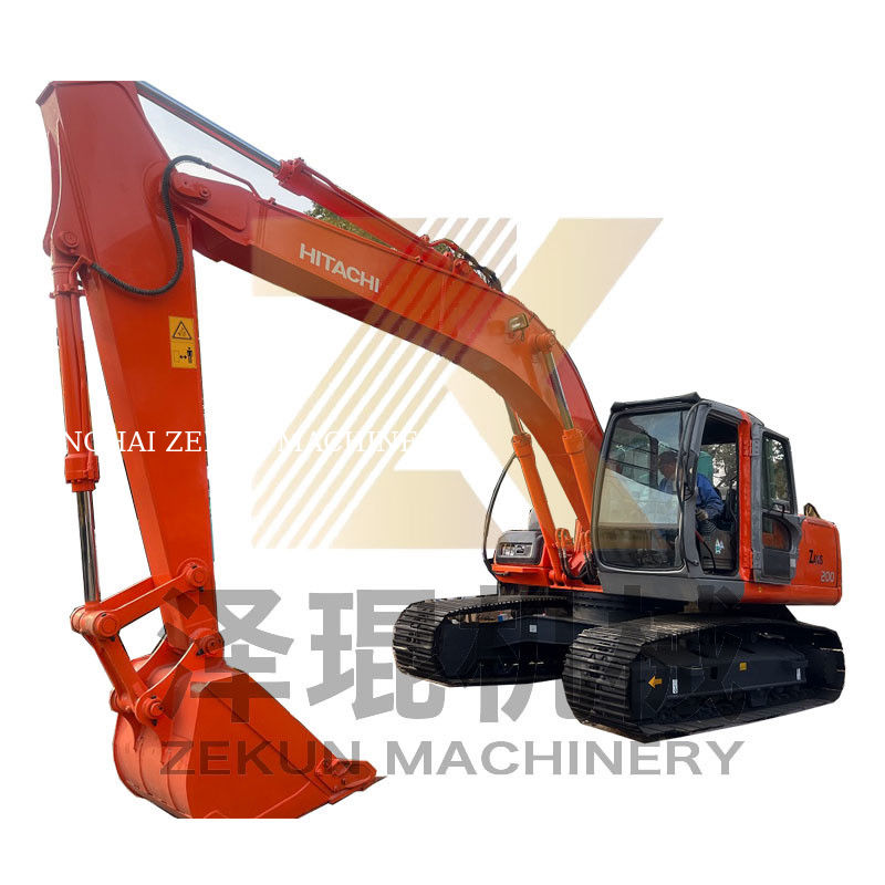 110 KW Second-Hand Excavator ZX200 Used Heavy Excavator for Your Construction Needs