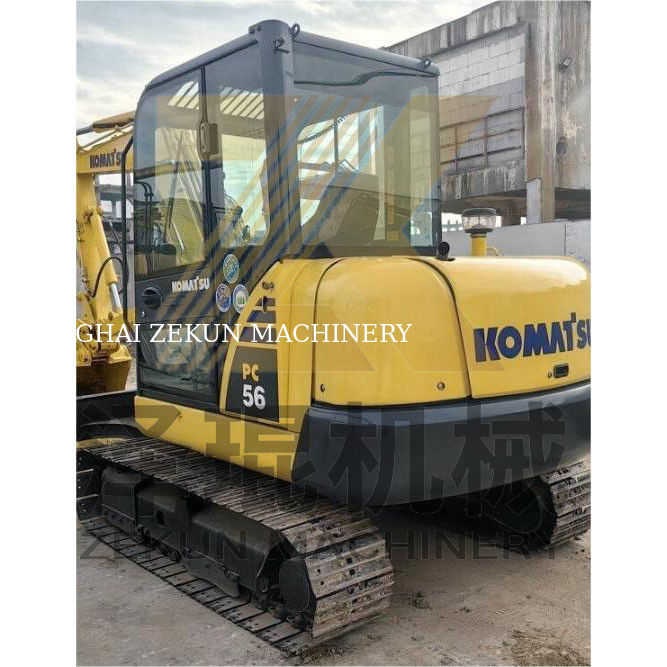 Secondhand Komatsu PC56 Excavator with 0.2m3 Bucket Capacity and 0-2000 Working Hours