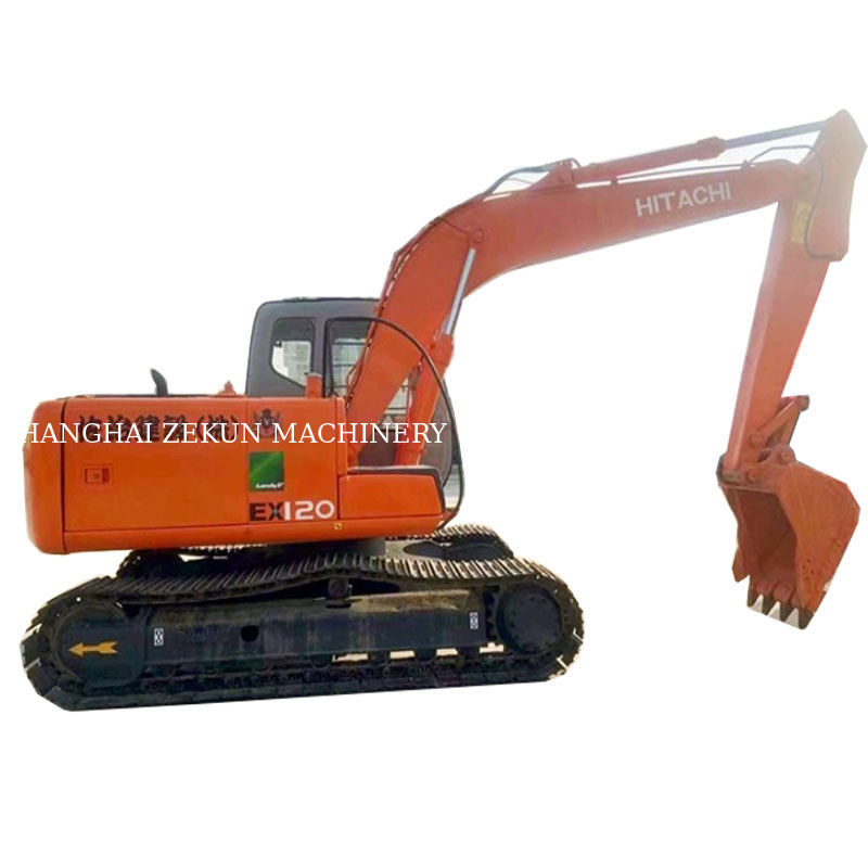 Secondhand Hitachi ZX120-5 ZX120-6 Mini Digger Excavator with 7420 Working Hours