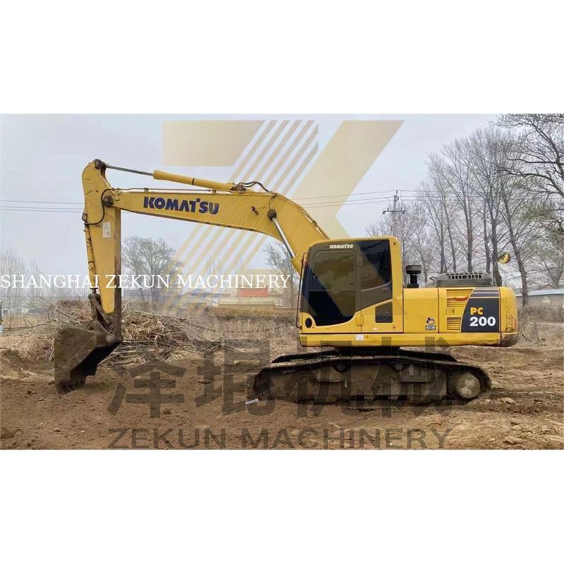 Second Hand PC200-7 Komatsu PC200-7 Crawler Digger in Shanghai PC-200-8M0 2019