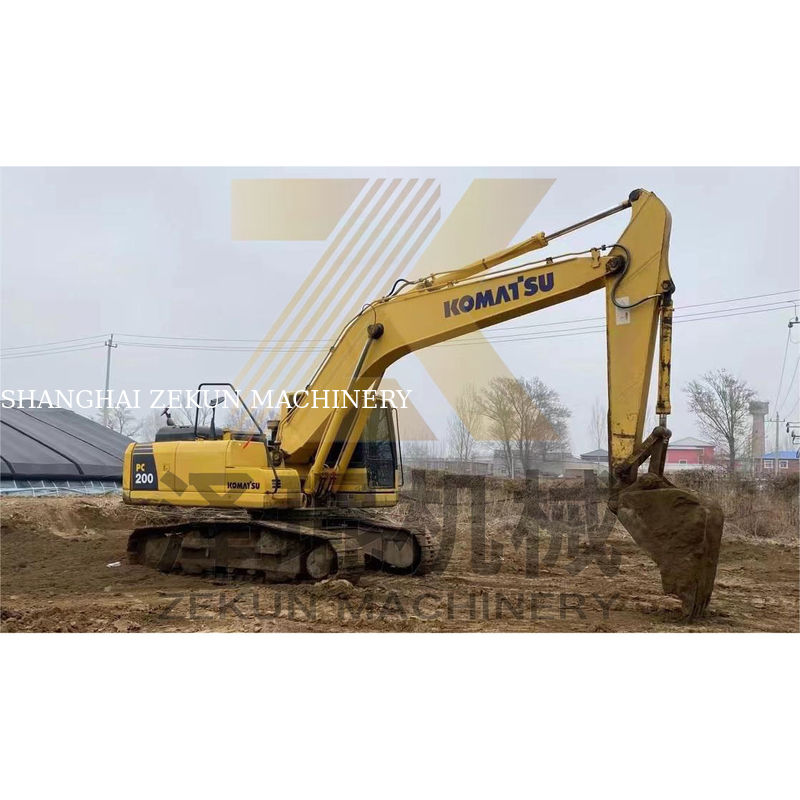 Second Hand PC200-7 Komatsu PC200-7 Crawler Digger in Shanghai PC-200-8M0 2019