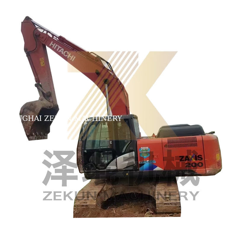 4475 Working Hours Used Hitachi ZX200 ZX200-3 ZX200-6 Crawler Excavator for Construction
