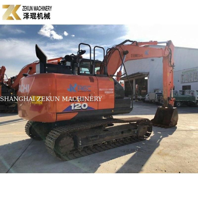 Used 12 Ton Excavators Hitachi ZX120 Excavator ZX120-6 with Original Hydraulic Cylinder
