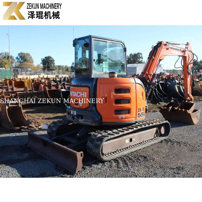 Moving Type Crawler-Type Hitachi ZX55-5A Excavator with 0.19m3 Bucket Capacity