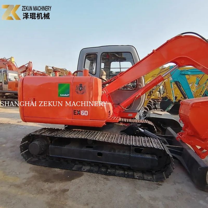 Hitachi EX60 Crawler Excavator with Nissan Engine Used in Japan Market Original 2018