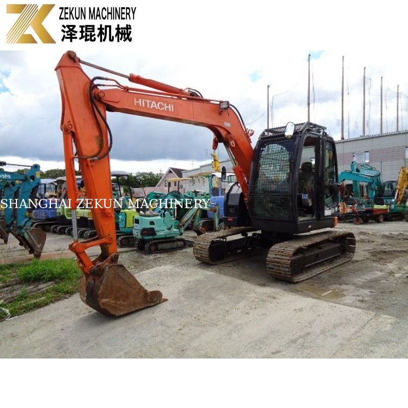 Japan Imported 7.5 Ton Used Hitachi ZX75 Excavator Isuzu Engine ZX75US-A for Agriculture