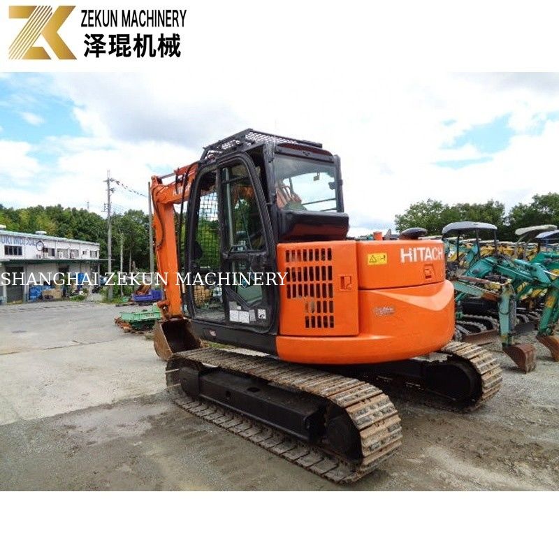 Japan Imported 7.5 Ton Used Hitachi ZX75 Excavator Isuzu Engine ZX75US-A for Agriculture