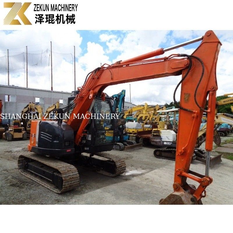 Japan Imported 7.5 Ton Used Hitachi ZX75 Excavator Isuzu Engine ZX75US-A for Agriculture