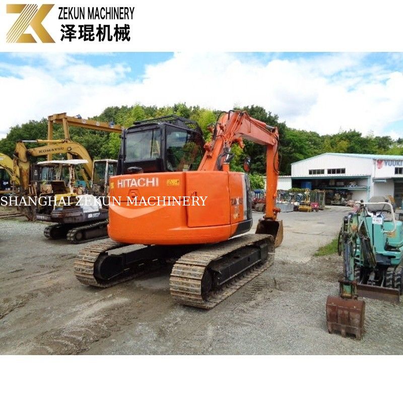 Japan Imported 7.5 Ton Used Hitachi ZX75 Excavator Isuzu Engine ZX75US-A for Agriculture
