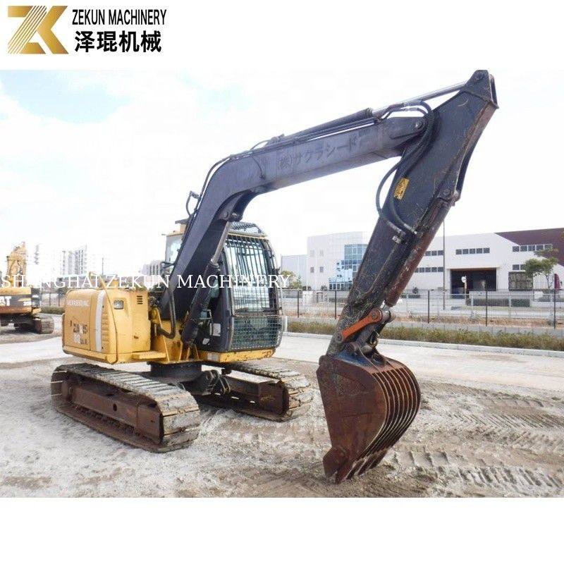 7200 KG Used Japan Mini 8 Ton Hitachi 80 Excavator ZX80 with Original Hydraulic Pump