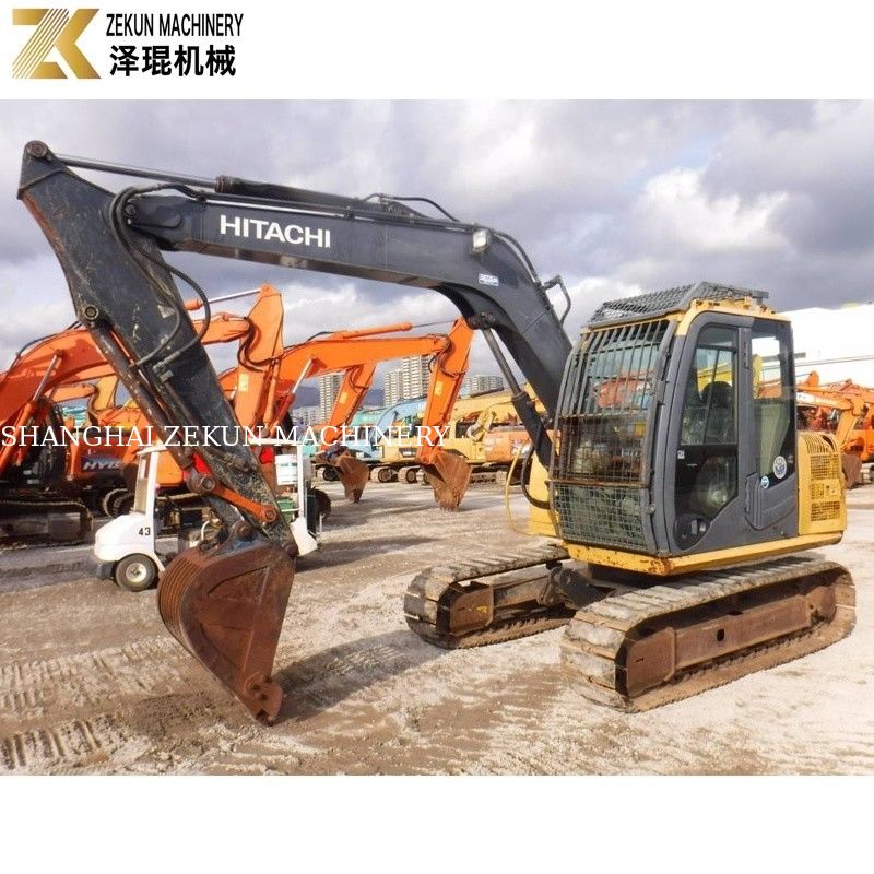 7200 KG Used Japan Mini 8 Ton Hitachi 80 Excavator ZX80 with Original Hydraulic Pump
