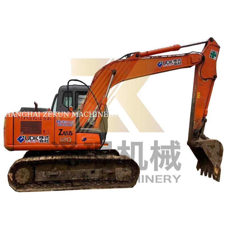 4001-6000 Working Hours Hitachi ZX120-6 Second Hand Mini Excavator with ISUZU Engine