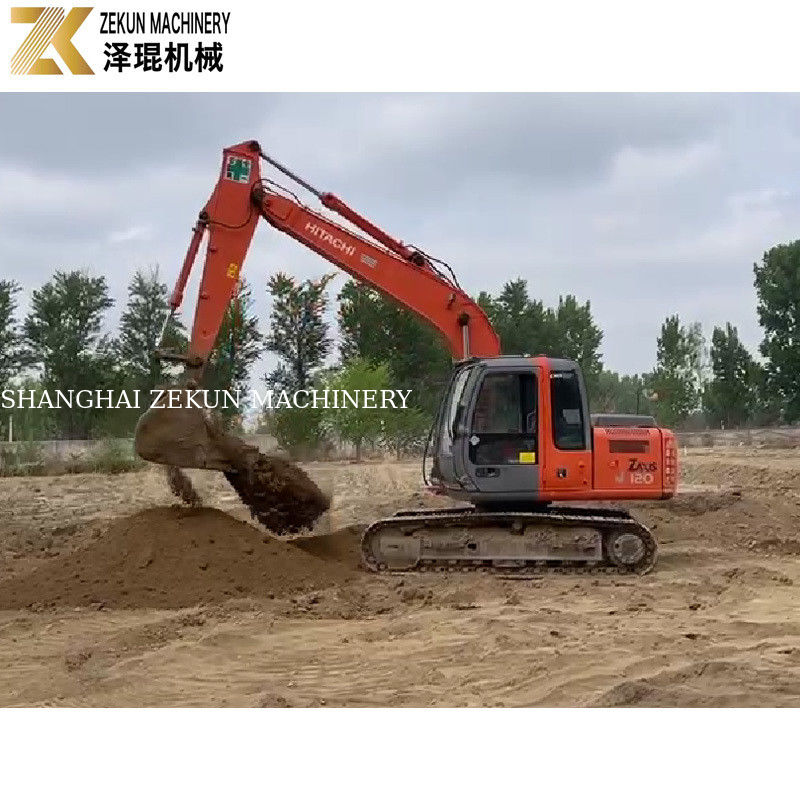 2012 Hitachi 120-2 Excavator Original Parts and Rubber Track for Digging