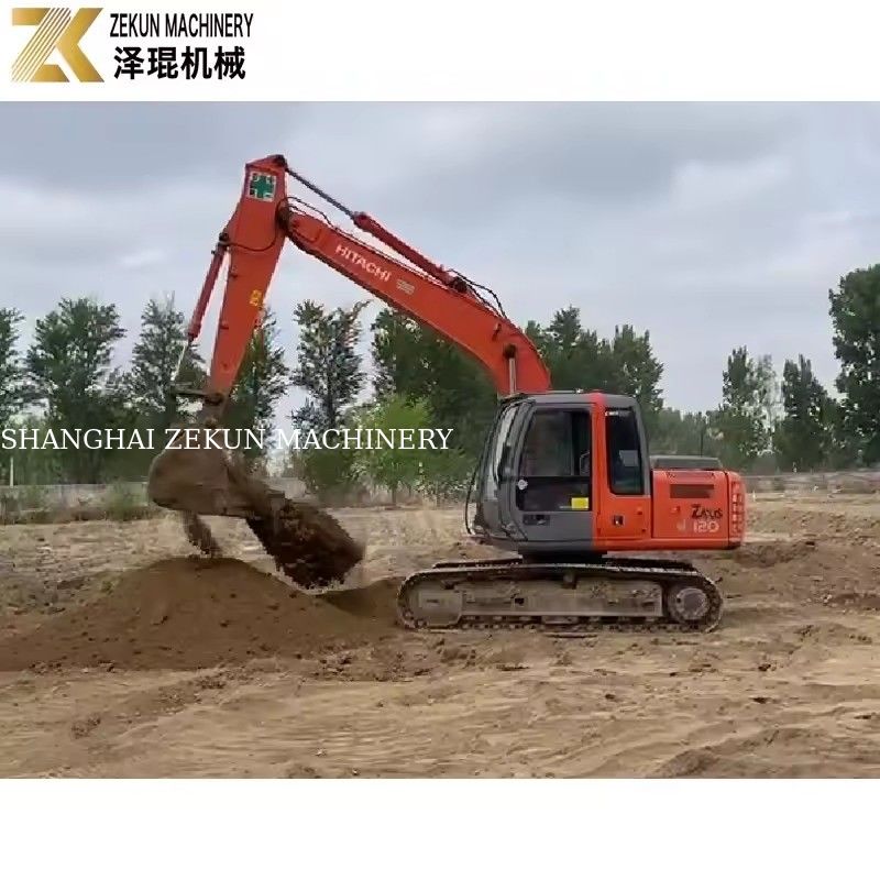2012 Hitachi 120-2 Excavator Original Parts and Rubber Track for Digging