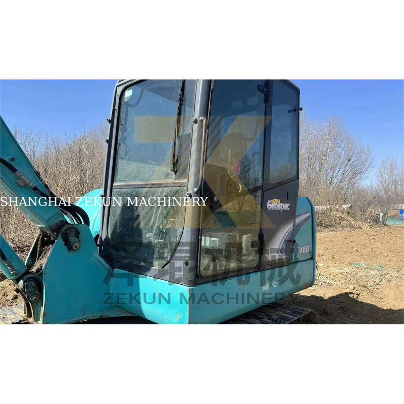 Good Condition Used Kobelco SK60-3/5/8/10 Mini Excavator 6 Ton with 35.5KW Power