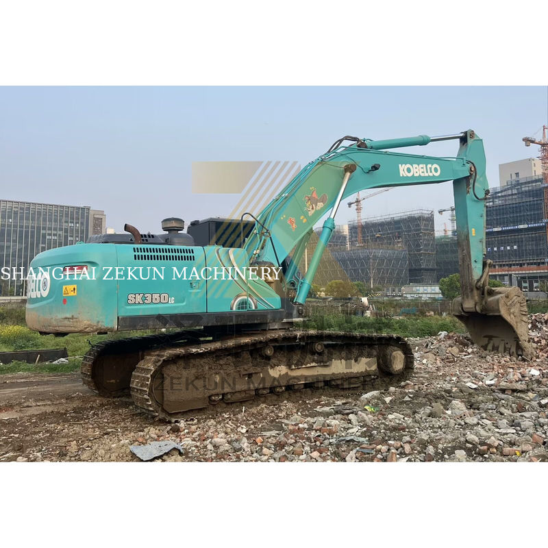 Good Condition Kobelco SK350LC 8 Excavator with 1.6 m3 Bucket Capacity and HINO Engine