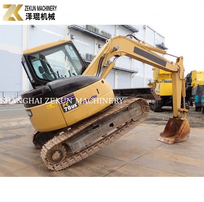 7 Tons Japan Mini Used Komatsu PC78US Excavator PC78 US Year Machine Weight 7630 KG
