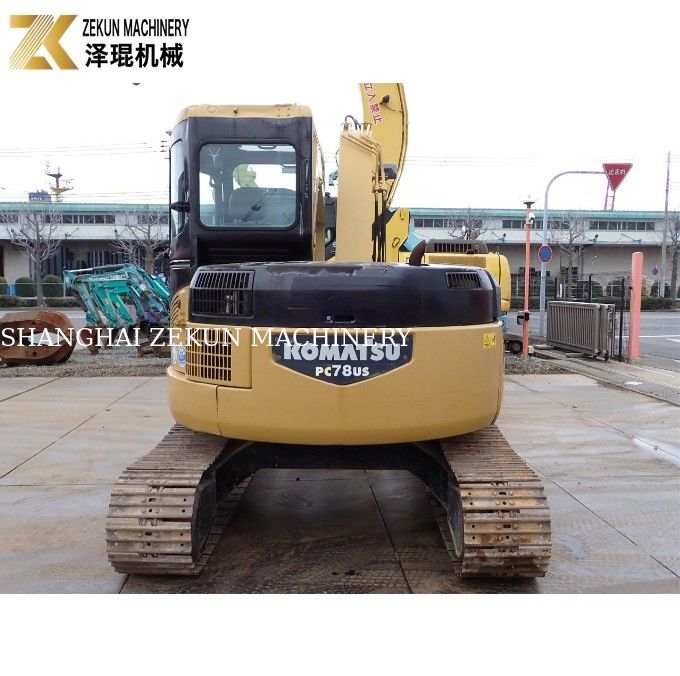 7 Tons Japan Mini Used Komatsu PC78US Excavator PC78 US Year Machine Weight 7630 KG