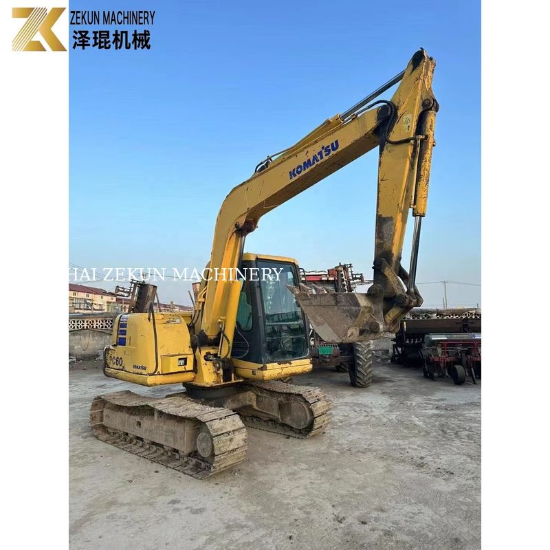 Used Japan Komatsu PC60-7 Excavator 6Ton Original Color KOMATSU Engine