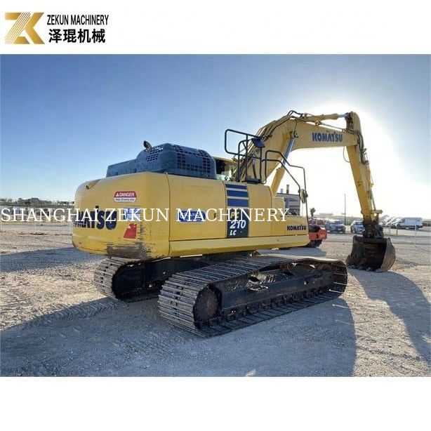 Used Komatsu PC 210-LC 7 Crawler Excavator with Rubber Pads 20900 KG