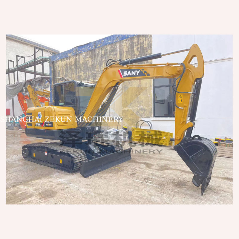 Sany SY60C Pro Crawler Hydraulic Excavator with Sany Engine and 0-2000 Working Hours