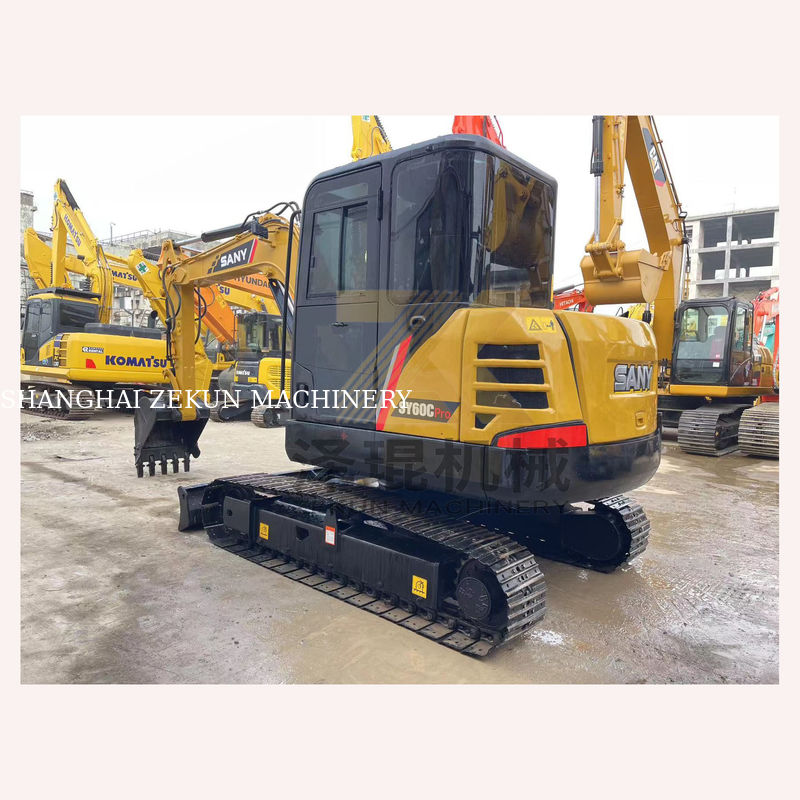 Sany SY60C Pro Crawler Hydraulic Excavator with Sany Engine and 0-2000 Working Hours