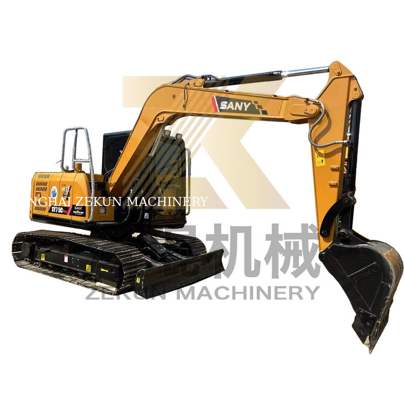 Low Hour Used Sany 75C Pro Excavator 2023 7500 KG Weight For Sale