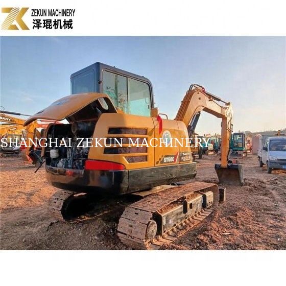 Used 6 Ton Sany SY60C PRO Excavator with Sany Engine and Low Hours
