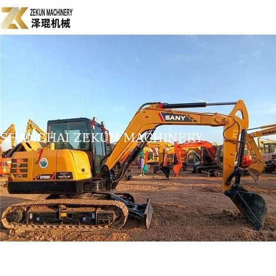 Used 6 Ton Sany SY60C PRO Excavator with Sany Engine and Low Hours