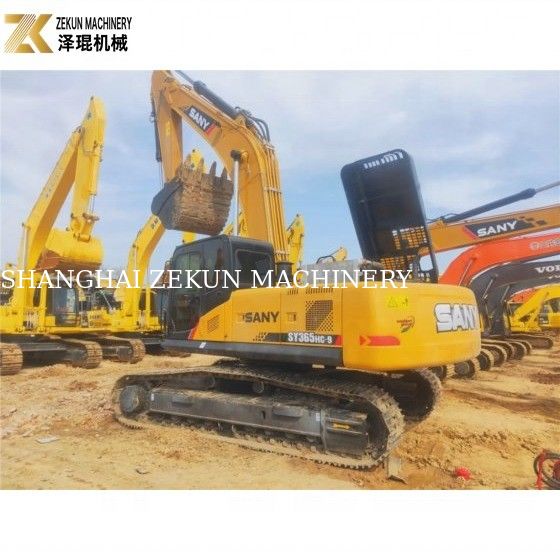 Low Hour Second Hand Machinery Digger Used Sany SY365 Excavator 365H SY365H Big 2020