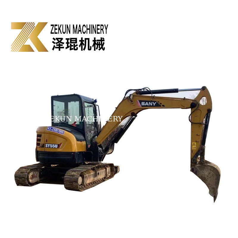 Used SANY SY55U Crawler Excavator 5.5 Ton with 0.23m³ Bucket Capacity