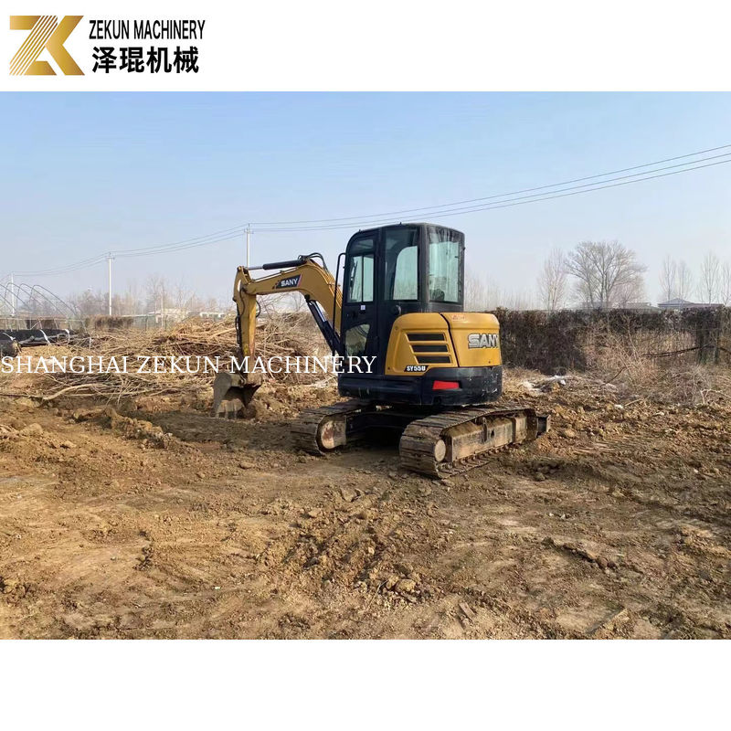 Used SANY SY55U Crawler Excavator 5.5 Ton with 0.23m³ Bucket Capacity