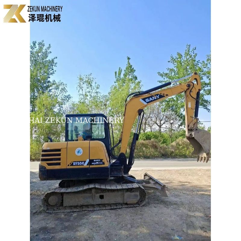 Sany 55 Excavator SY55C-9 5.5 Ton Operating Weight Original Paint