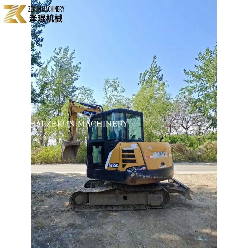 Sany 55 Excavator SY55C-9 5.5 Ton Operating Weight Original Paint