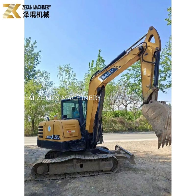 Sany 55 Excavator SY55C-9 5.5 Ton Operating Weight Original Paint