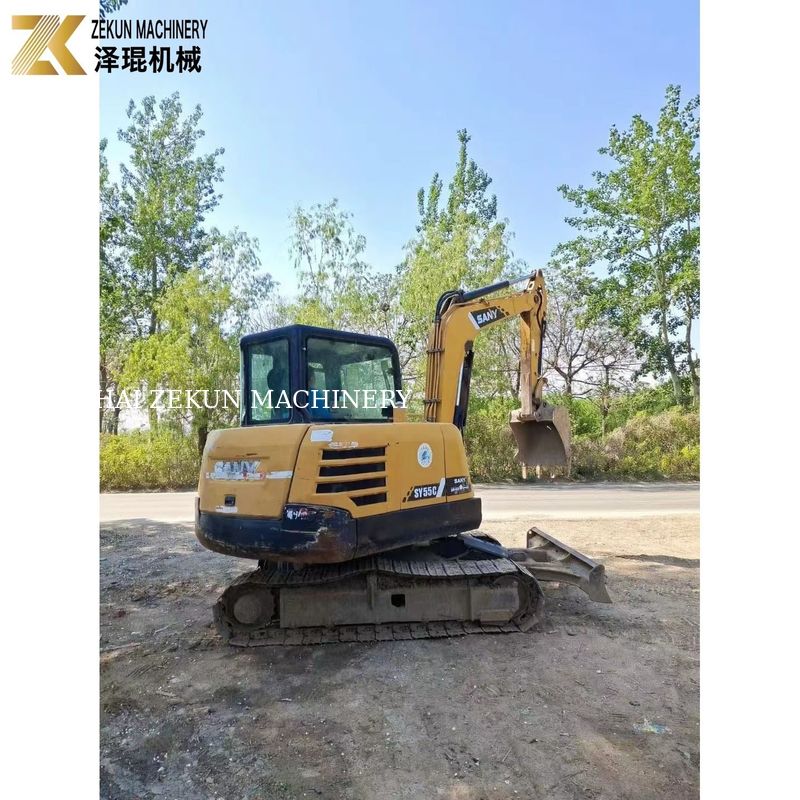 Sany 55 Excavator SY55C-9 5.5 Ton Operating Weight Original Paint