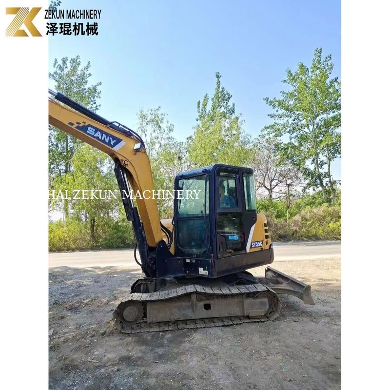 Sany 55 Excavator SY55C-9 5.5 Ton Operating Weight Original Paint