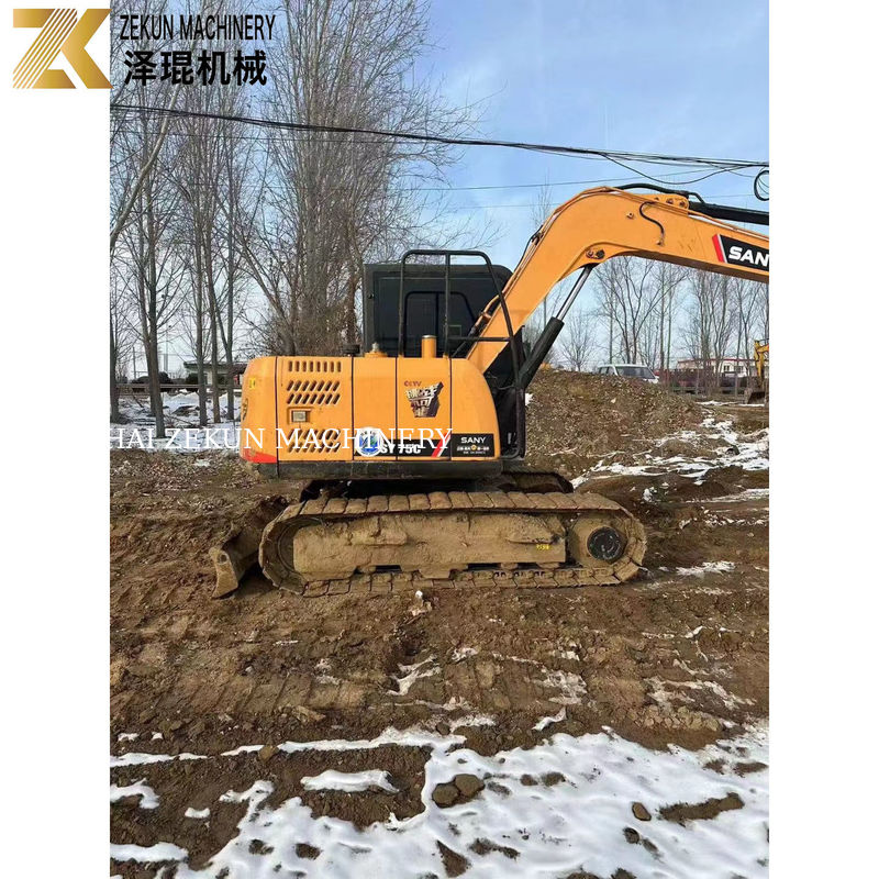 Used SANY 75C Excavators with and Working Hours 2001-4000 Only 7500 KG Machine Weight
