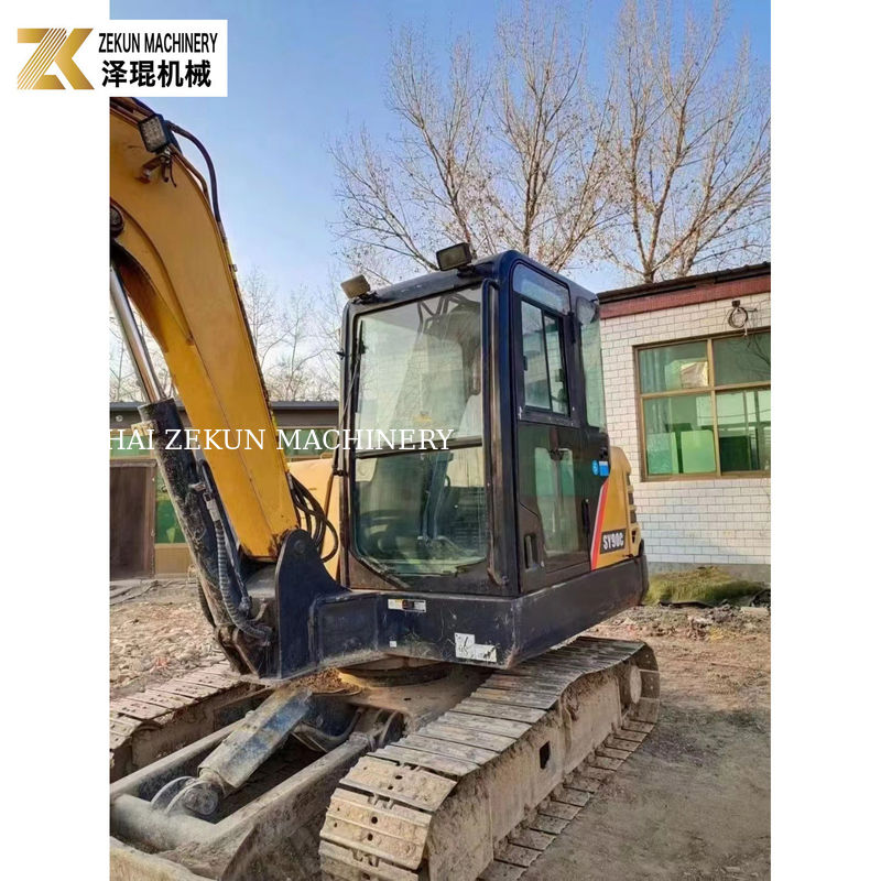 60.7KW Used Sany 90C Pro Excavator, 2001-4000 Hours in Good Condition