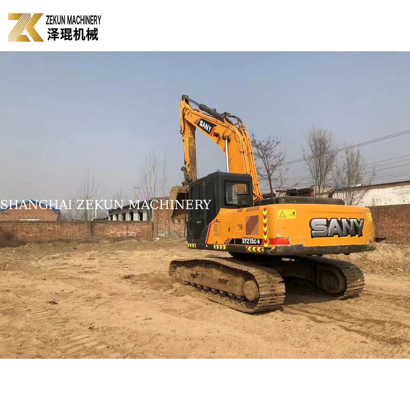Good 21 Ton Used SY215C-9 Excavator Long Reach with 1.2M³ Bucket