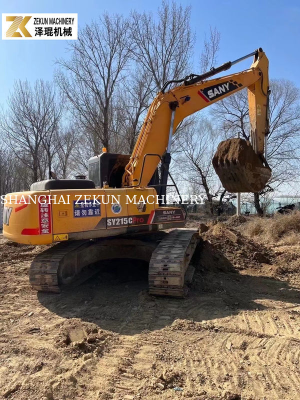 2017 Sany SY215C Pro Excavator 1.2M³ Bucket Capacity Used Sany Excavator