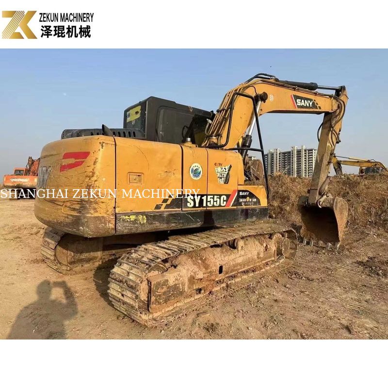 Hydraulic Cylinder Other 13 Ton Used Sany Crawler Excavator SY135C-8 SY135C-9