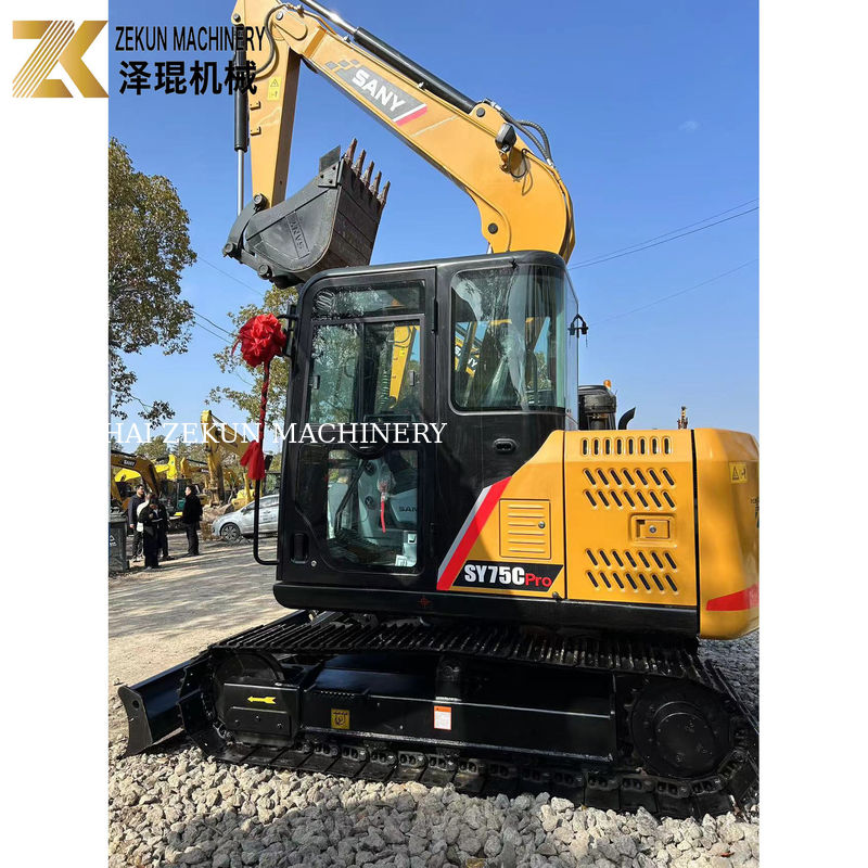 Used Sany SY75C Pro Mini Excavator | 7.5T | 0.28m³ Bucket | Hydraulic Valve