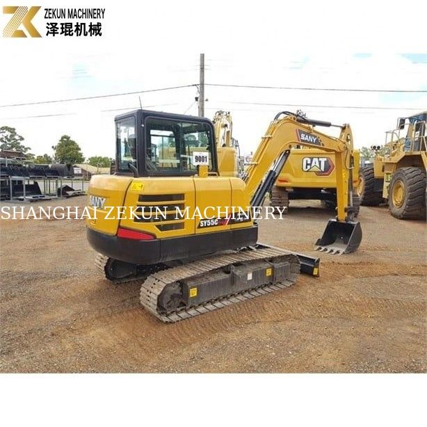 5 Ton Operating Weight Mini-Excavator SY55C Pro By Used Sany Excavator