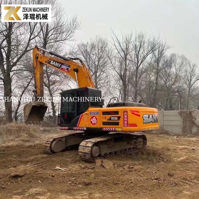 Used Sany SY215C Pro Excavator Midsize Crawler with 1.2M³ Bucket